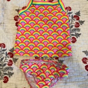 Girls Rainbow Tankini (Two-Piece)